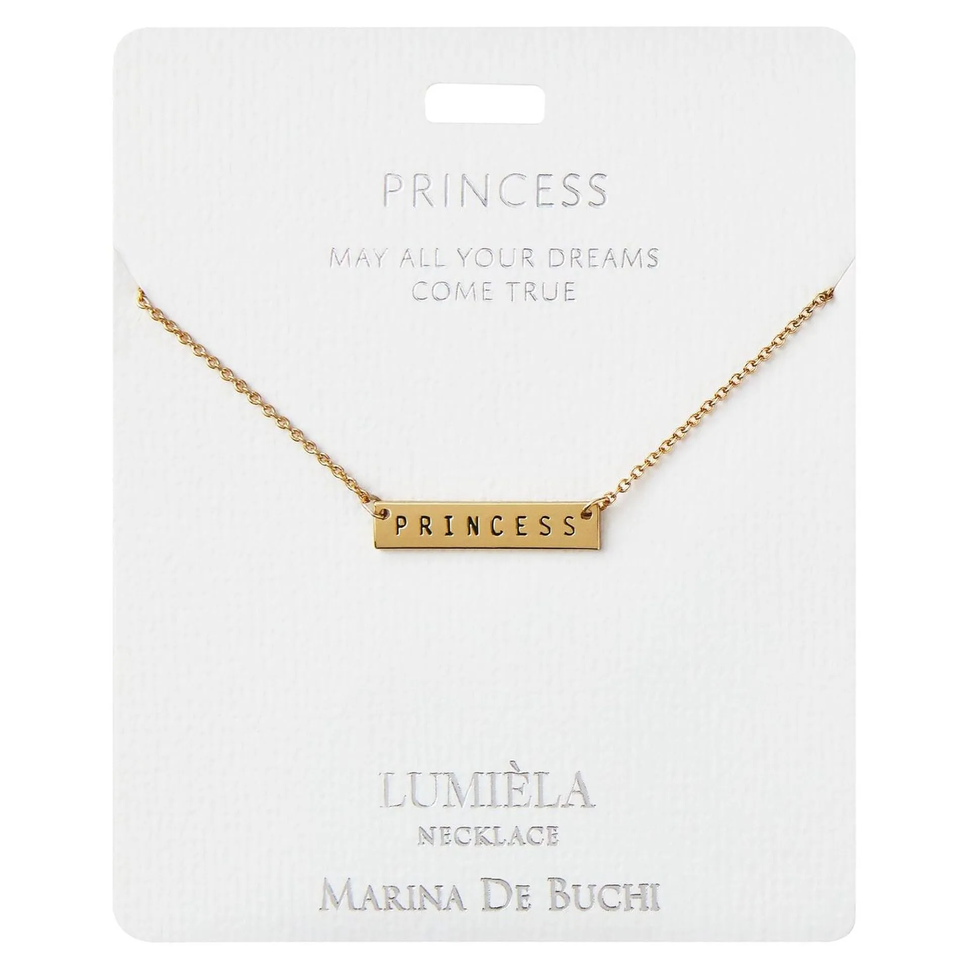 100533 Princess Bar Pendant Necklaces