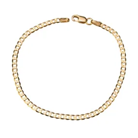 14k Gold Curb Link Bracelet