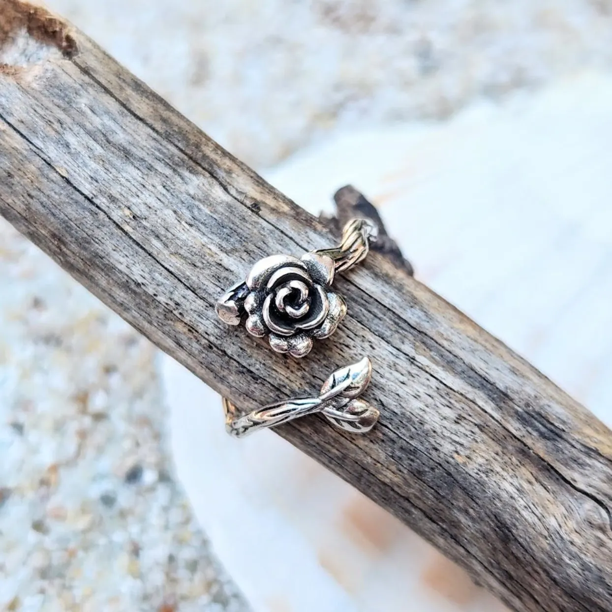 ADJUSTABLE ROSE  - ADJUSTABLE 925 RINGS