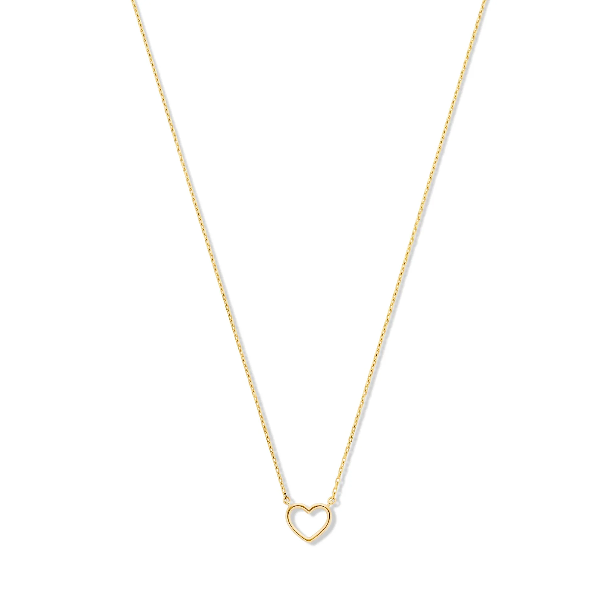 Belleville Amore 14 karat gold necklace with heart