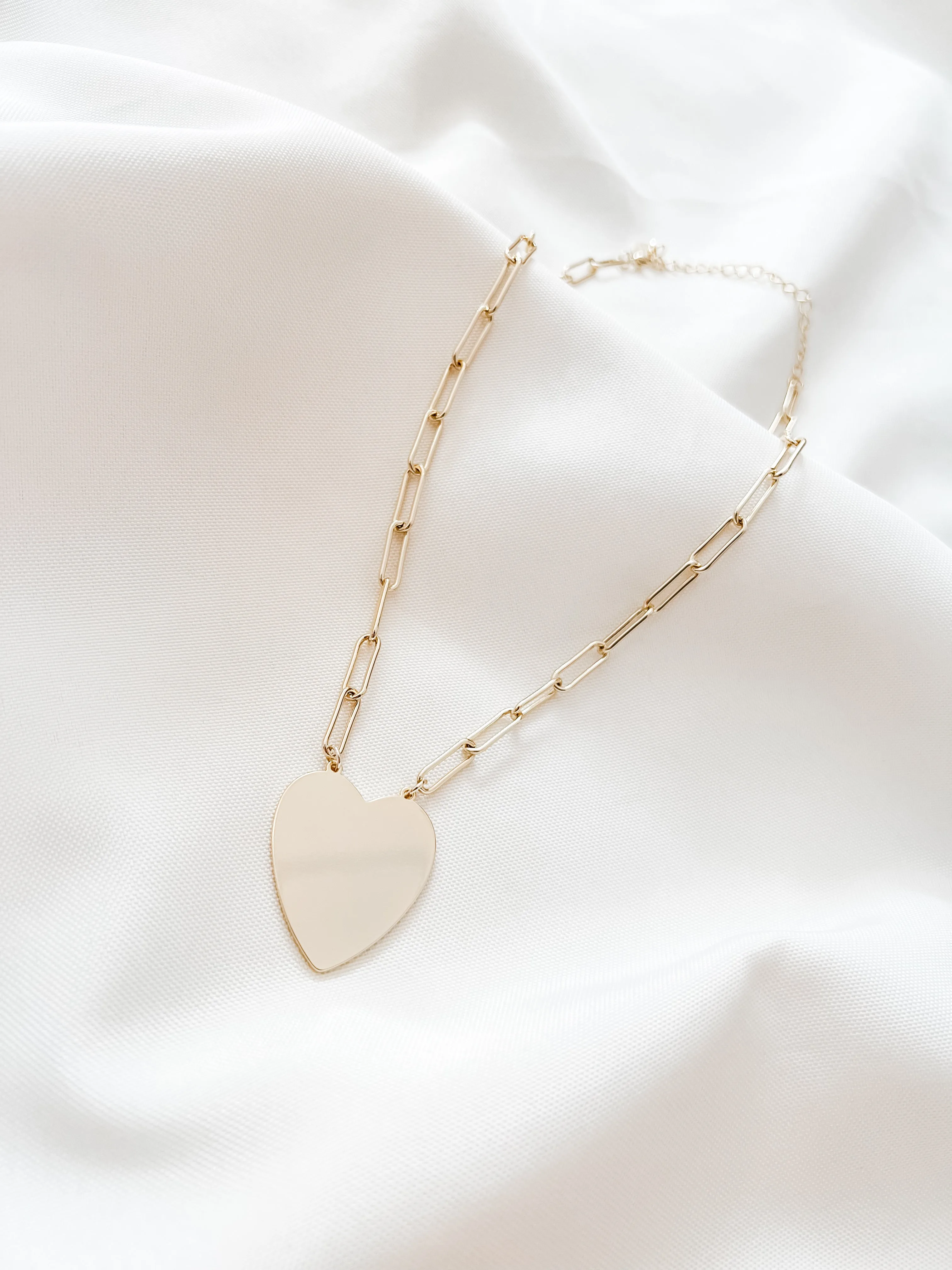 Big Heart Girl Necklace