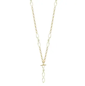 Blossom Toggle Necklace in Gold