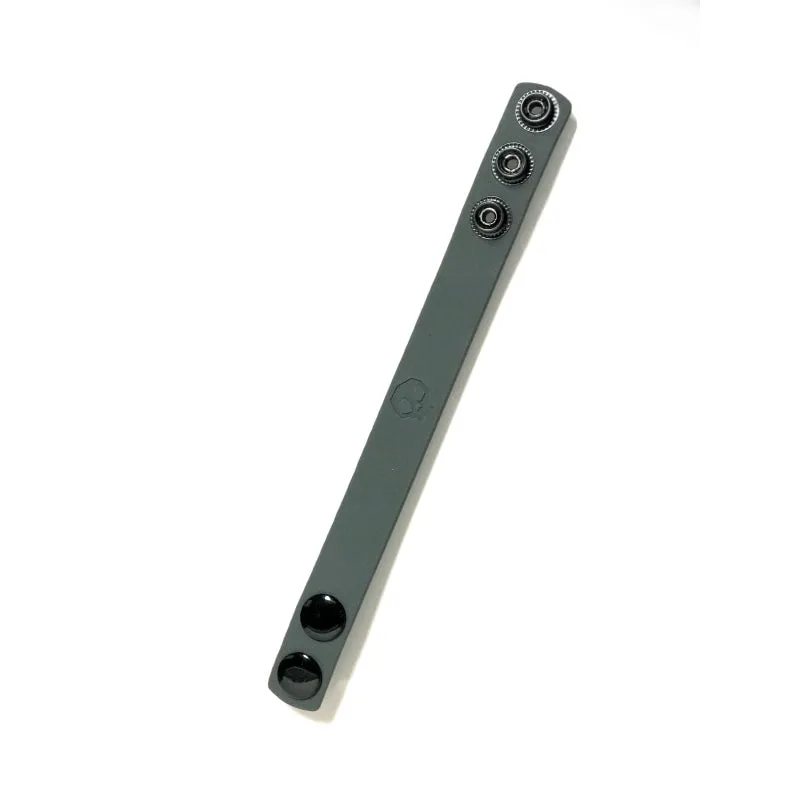 Boneyard Silicone Cock Strap 3-Snap Ring - Gray