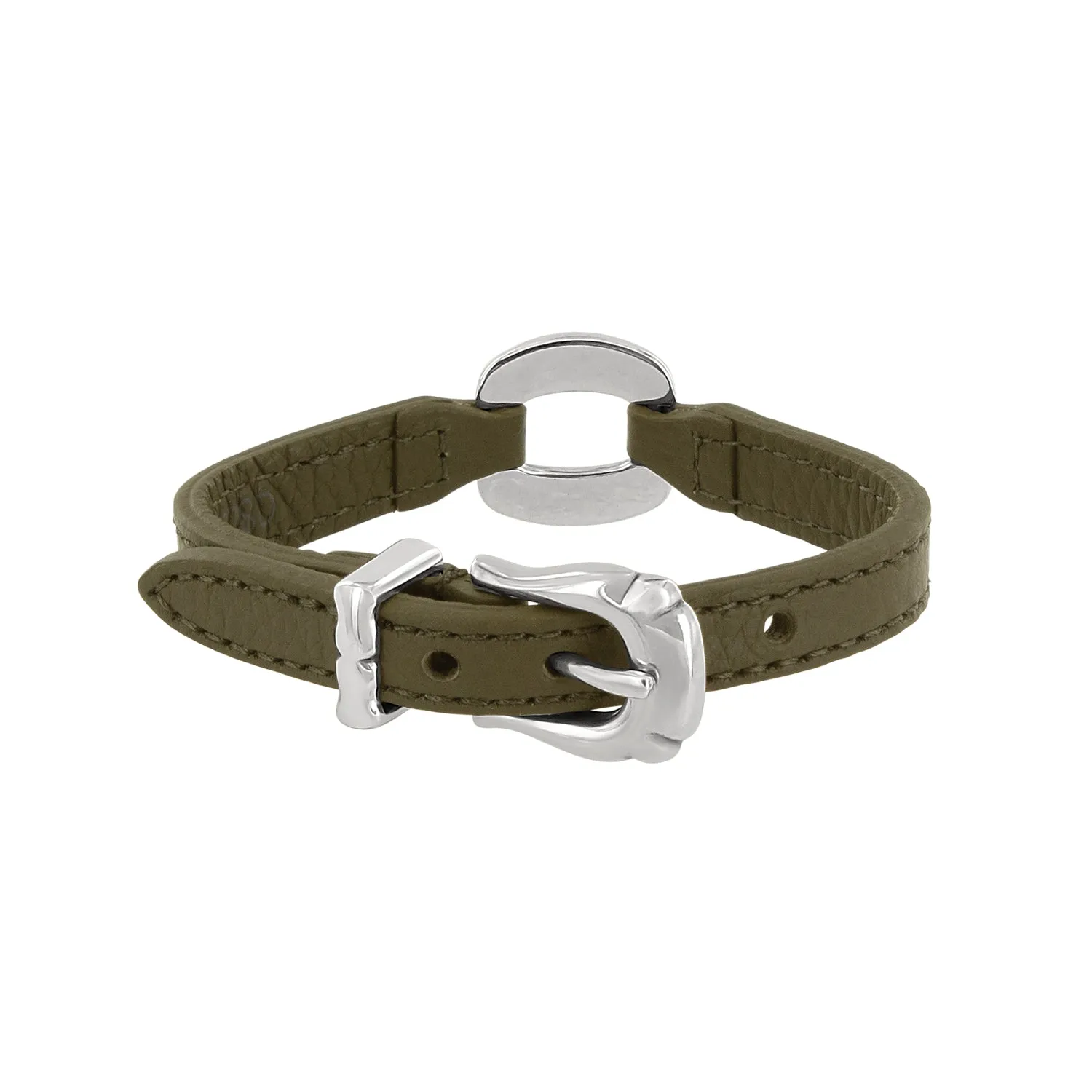 Brighton Timeless Olive Link Bandit Bracelet