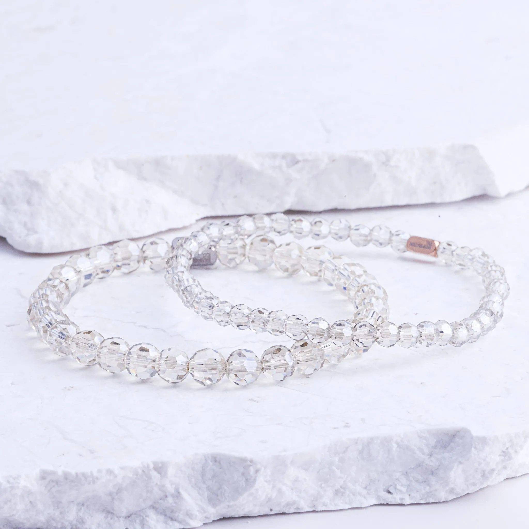 CHAMPAGNE CRYSTAL- ACCENT BRACELET