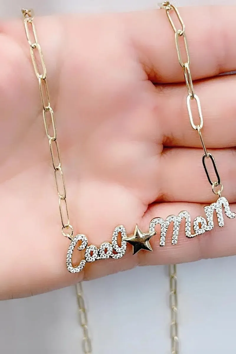 Cool Mom Gold-Plated Necklace