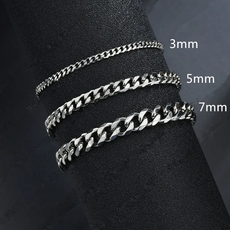 Cuban Link Chain Men's Stainless Steel Bracelet