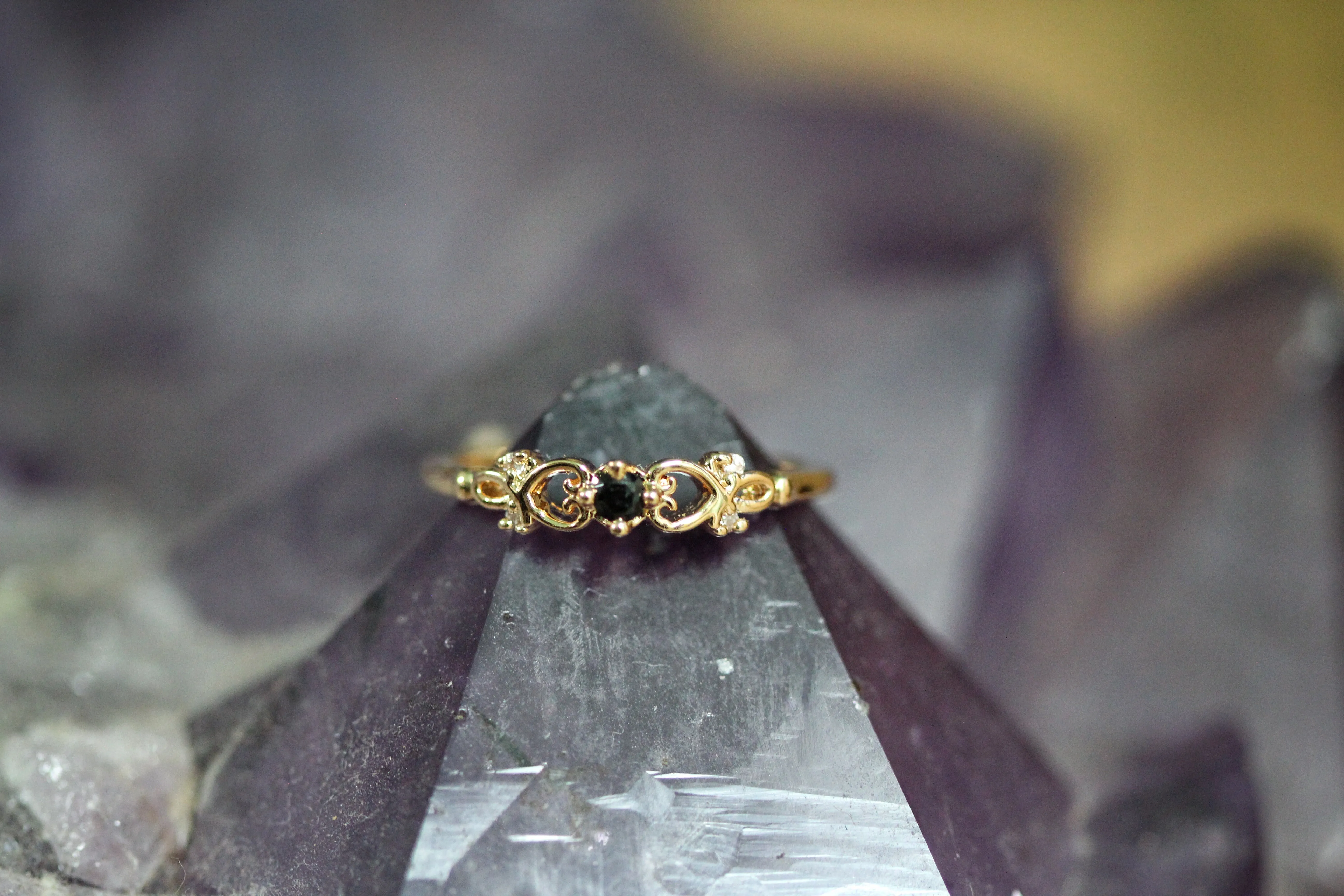 Dainty Princess Crystals Ring