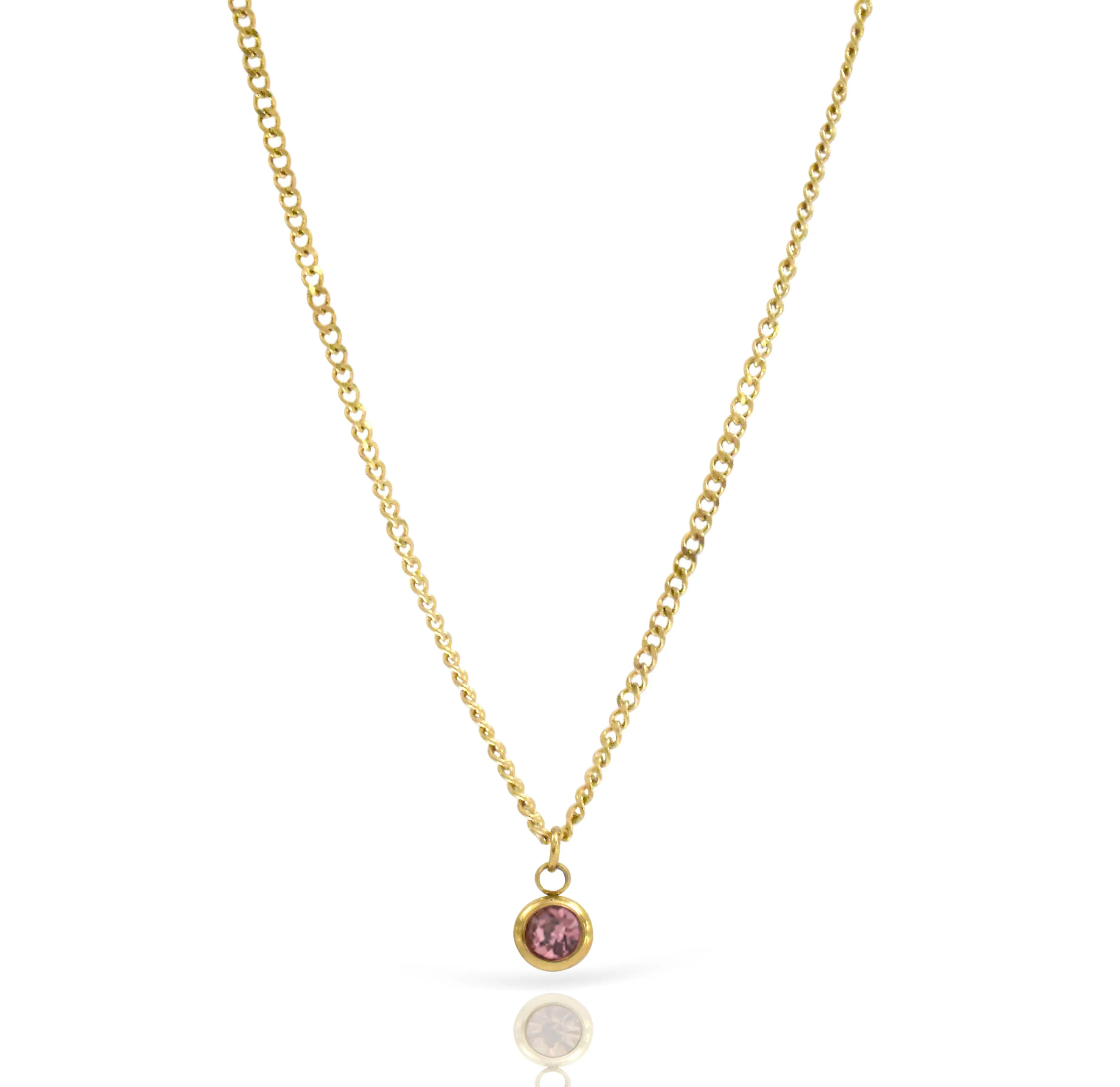 DELILAH ALEXANDRITE BIRTHSTONE PENDANT NECKLACE - JUNE