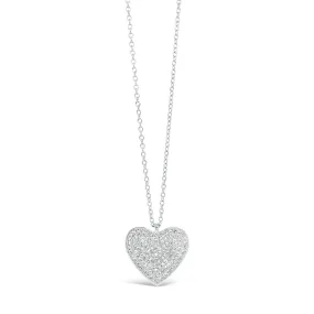 Diamond Classic Heart Pendant Necklace