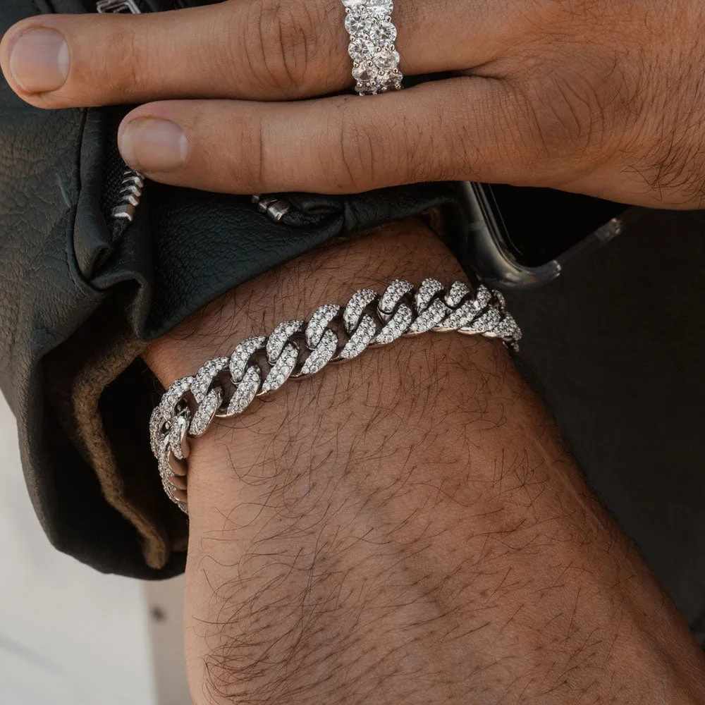 Diamond Cuban Link Bracelet (10mm)