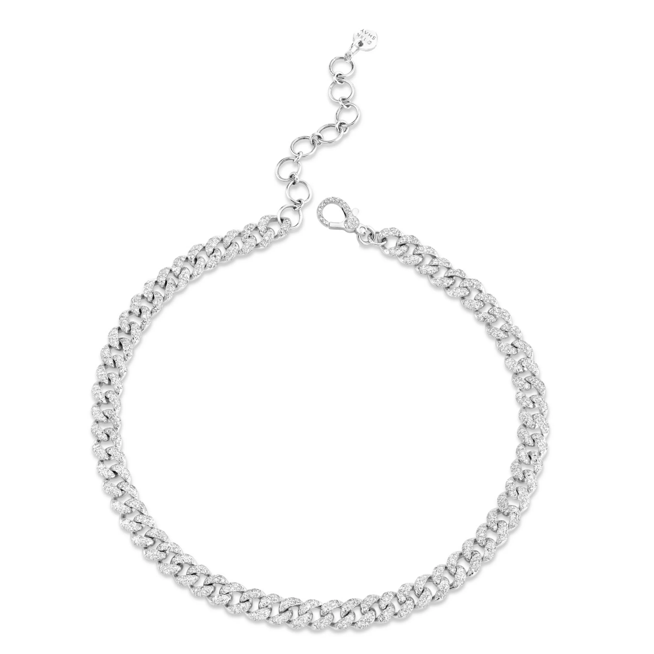 DIAMOND PAVE MINI LINK ANKLET