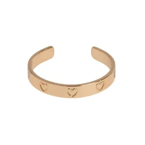 Engraved Hearts Ring