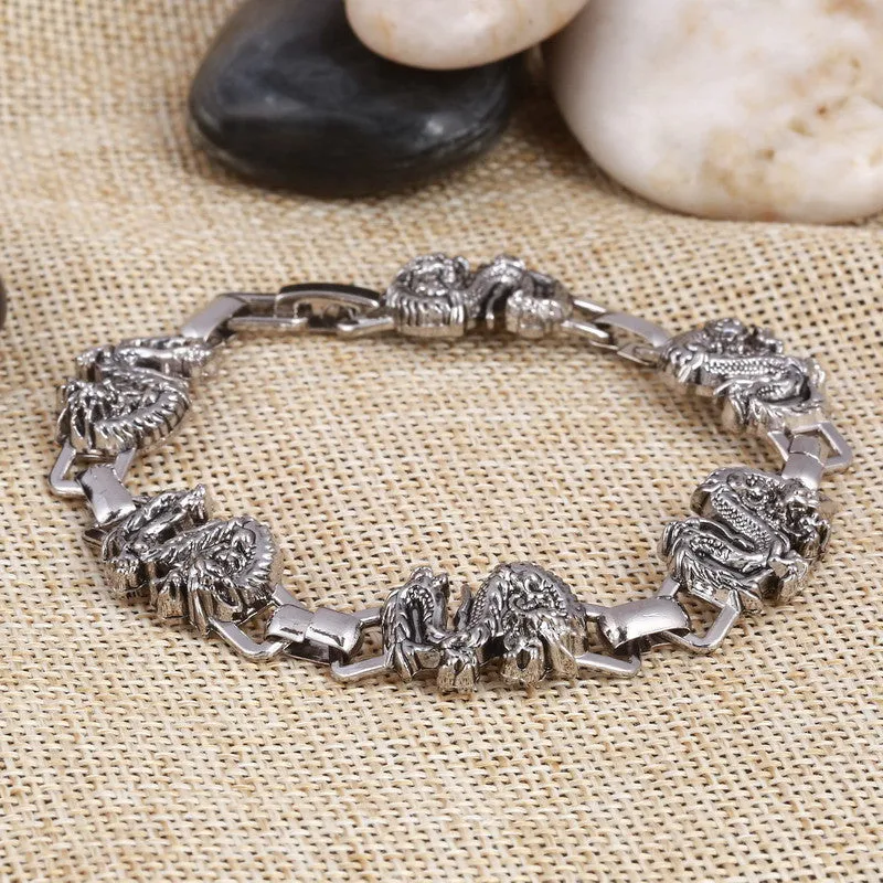 Fashion Punk Stainless Steel Bracelet Men Dragon Bracelet Christmas Gift Charms Friendship Feme Bracelets Bangles Women