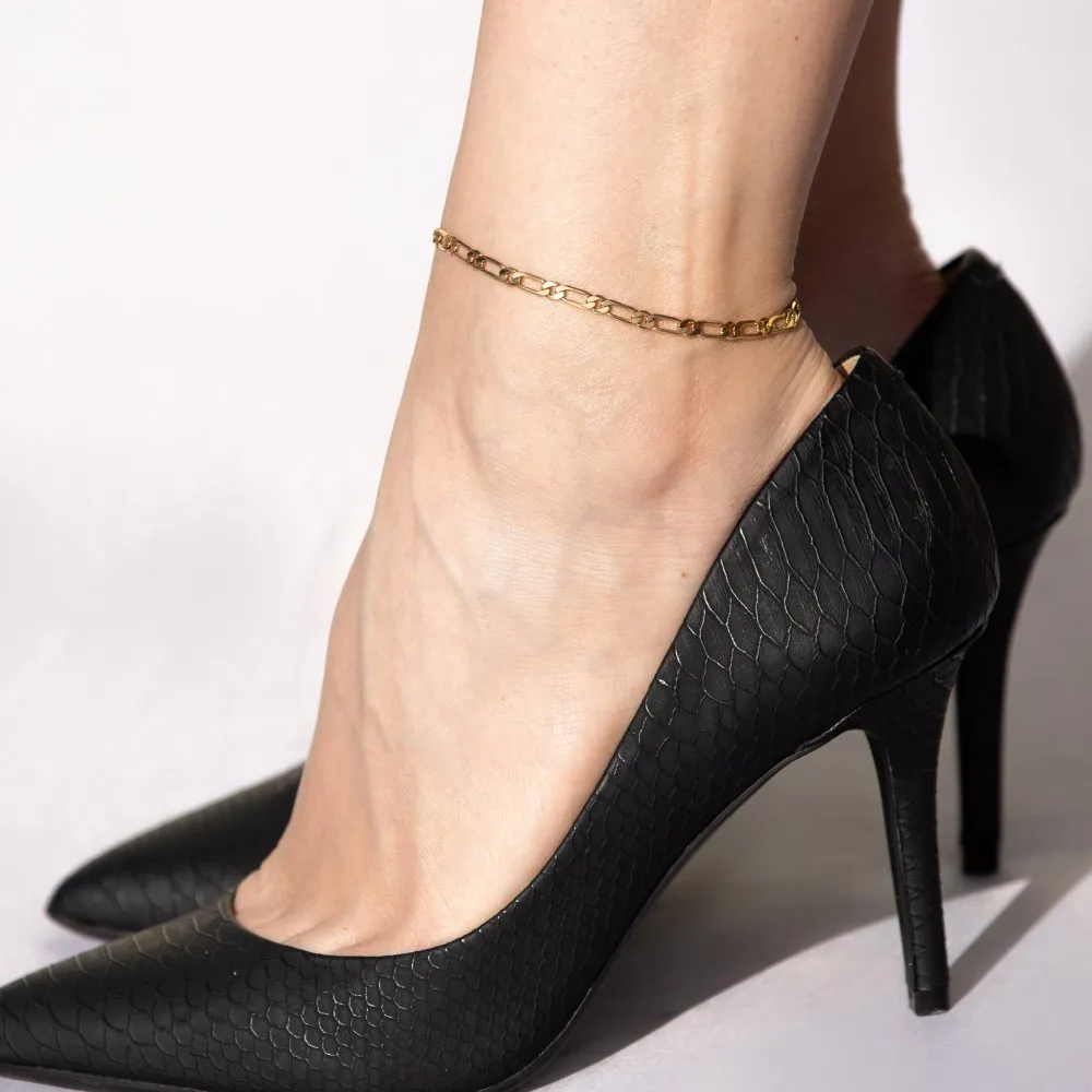 Flat Figaro Anklet