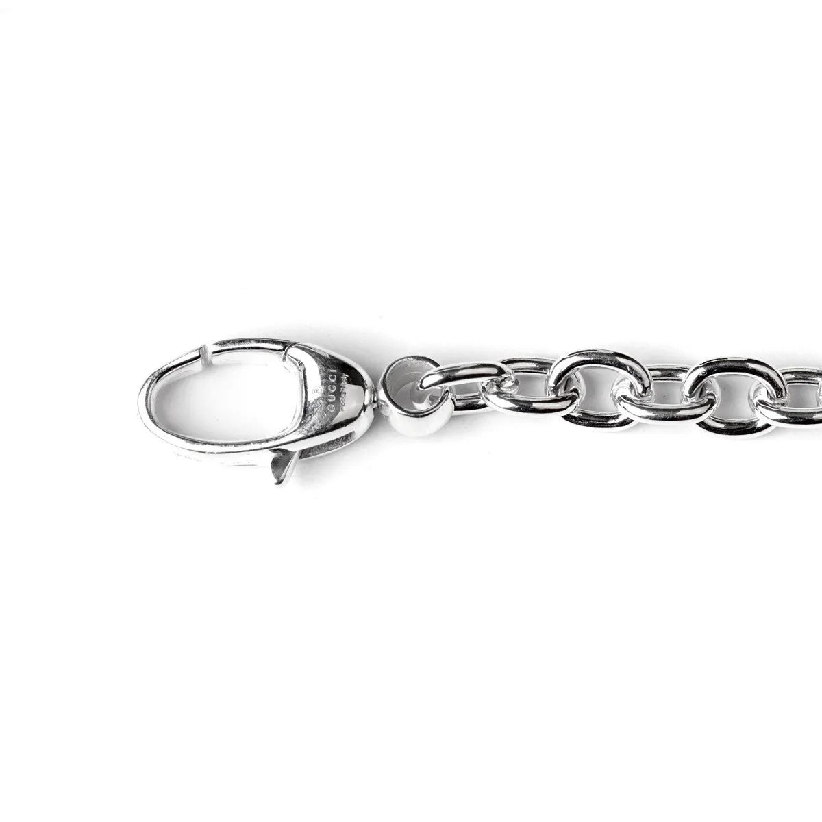 Gucci Double G Motif Silver Bracelet