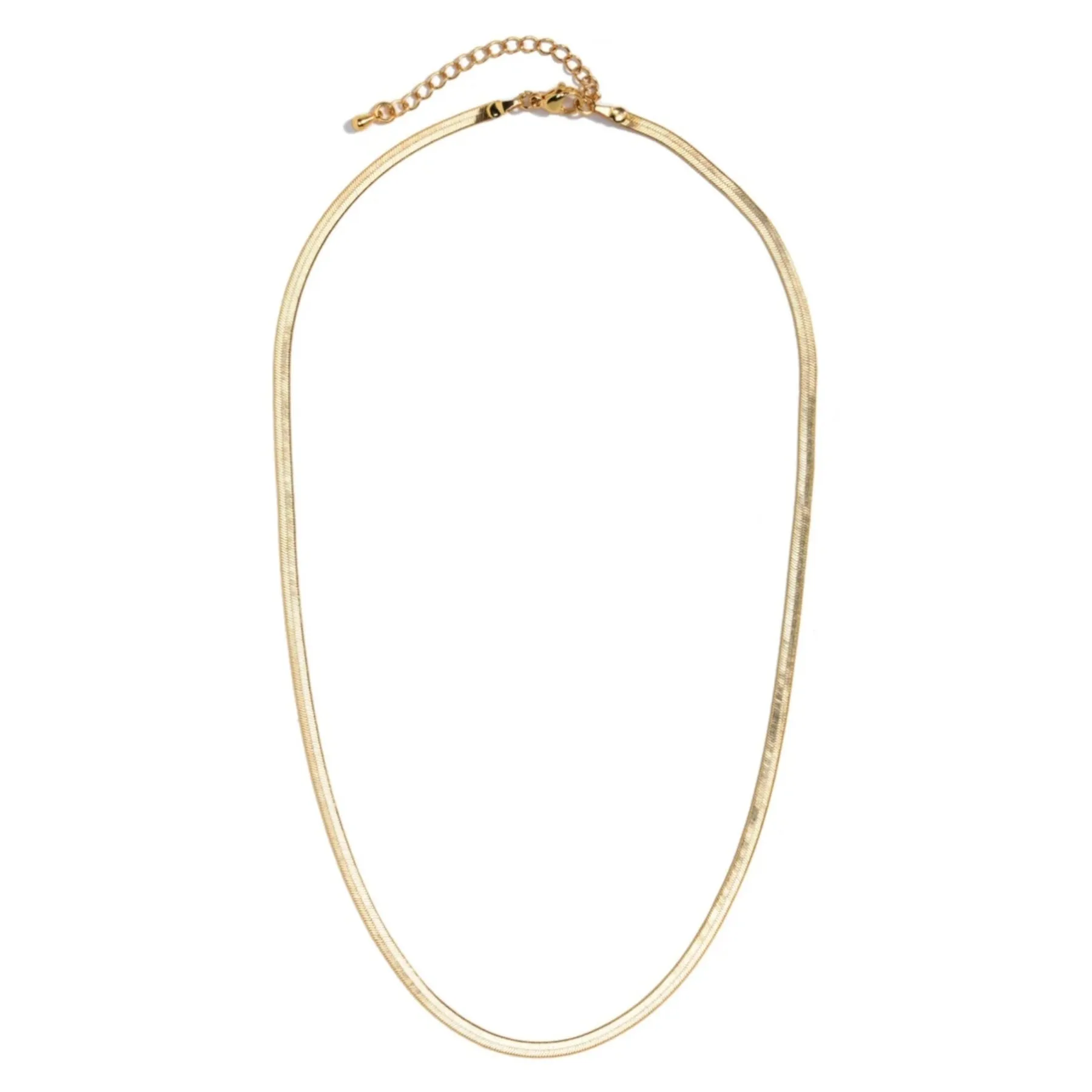 Herringbone chain necklace