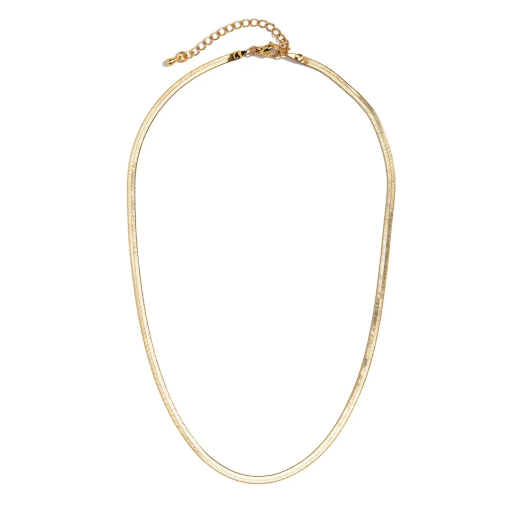 Herringbone chain necklace