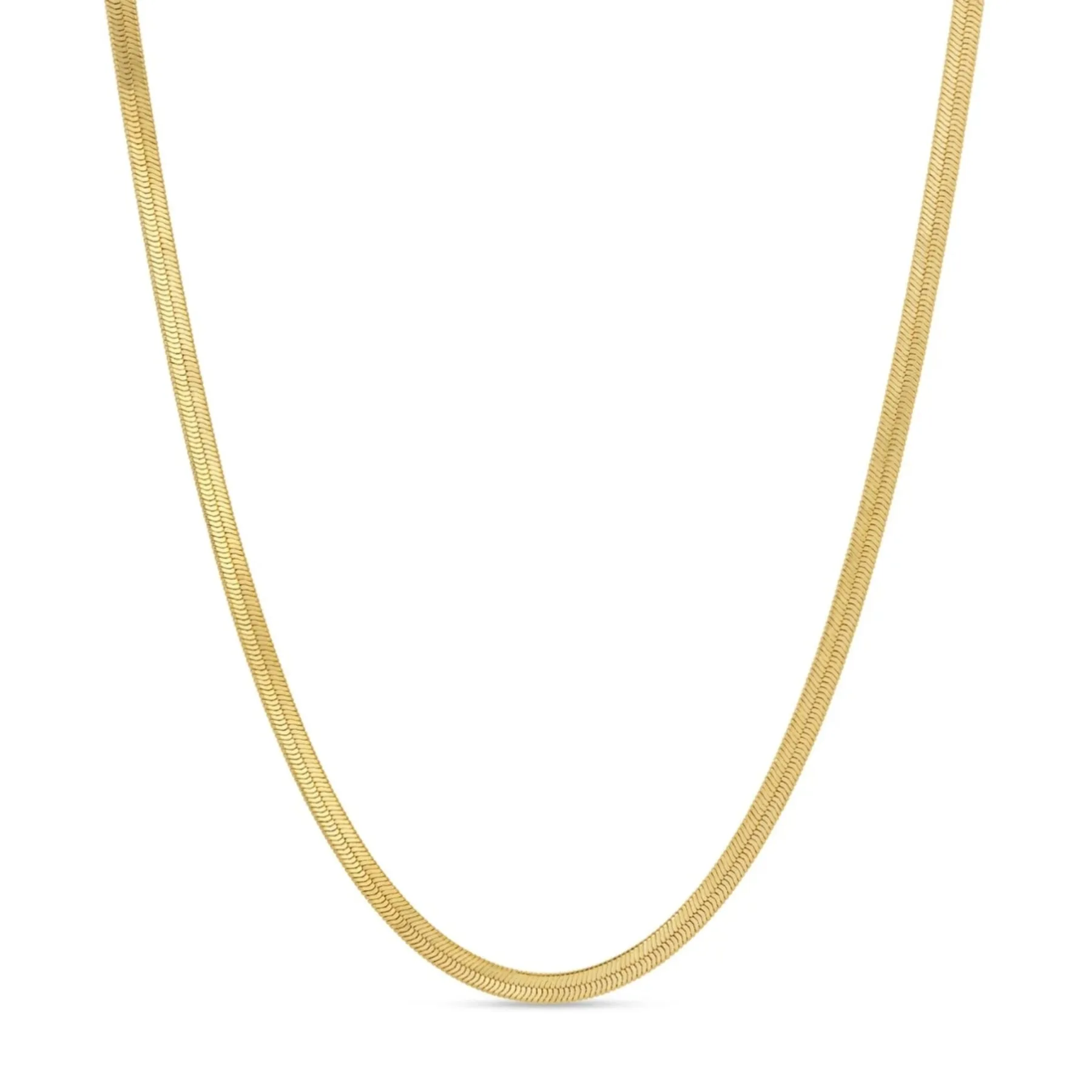 Herringbone chain necklace