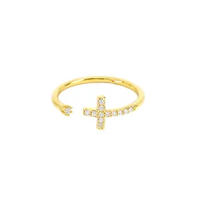 Infinite Love Adjustable Ring in Gold and Silver