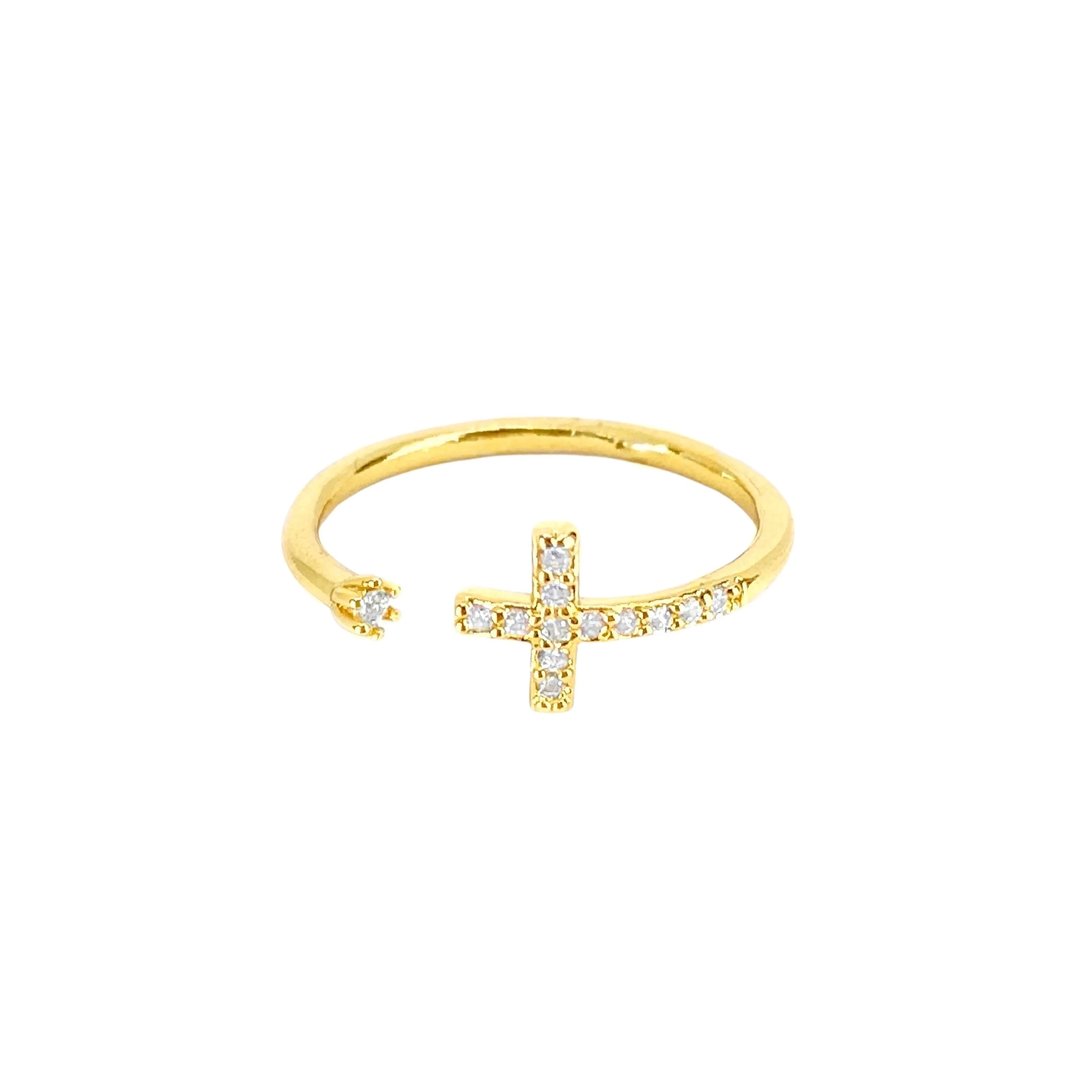 Infinite Love Adjustable Ring in Gold and Silver