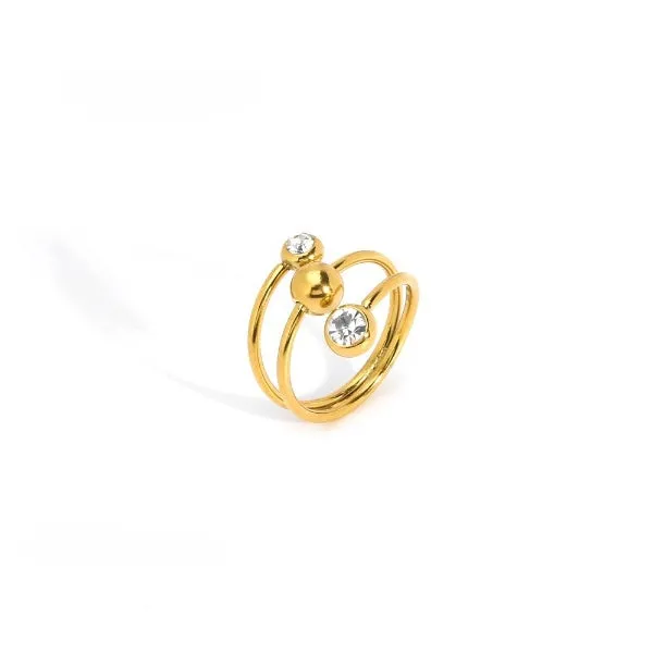 Just Lil Things Artificial Gold  Rings JLTR0358