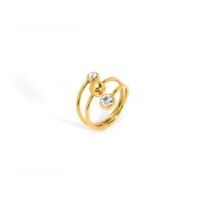 Just Lil Things Artificial Gold  Rings JLTR0358