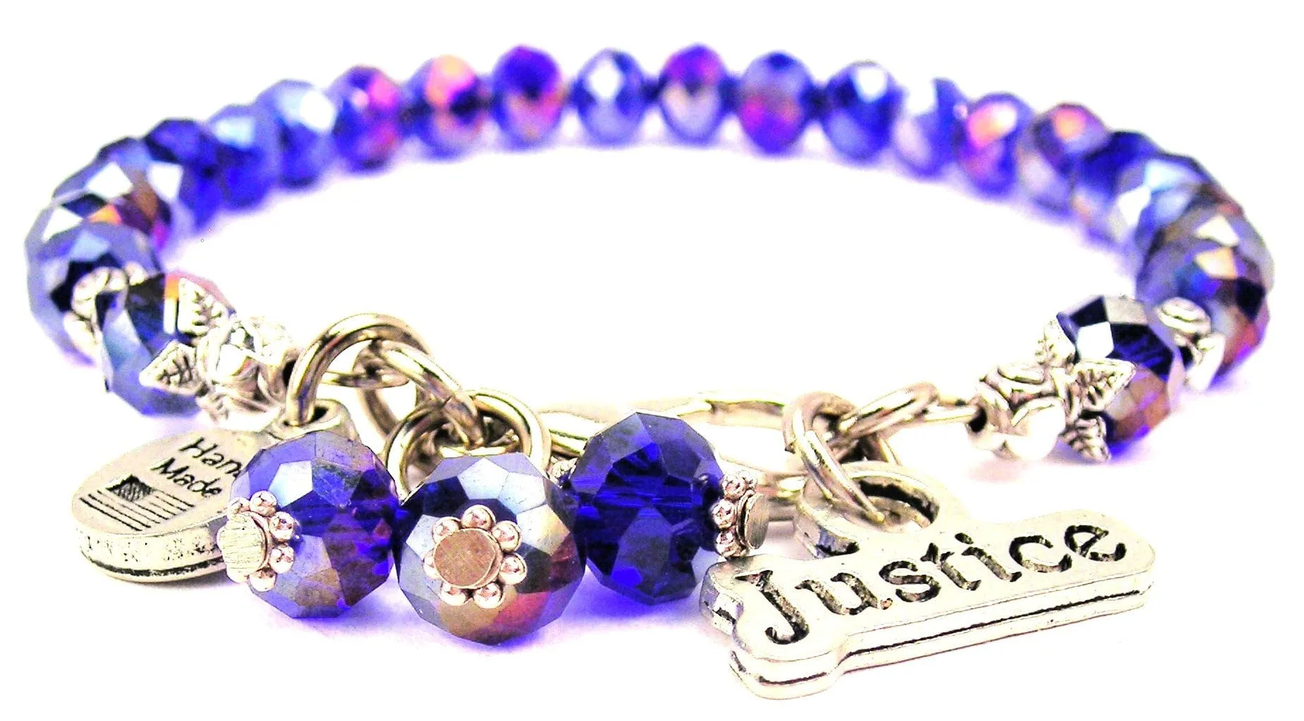 Justice Splash Of Color Crystal Bracelet