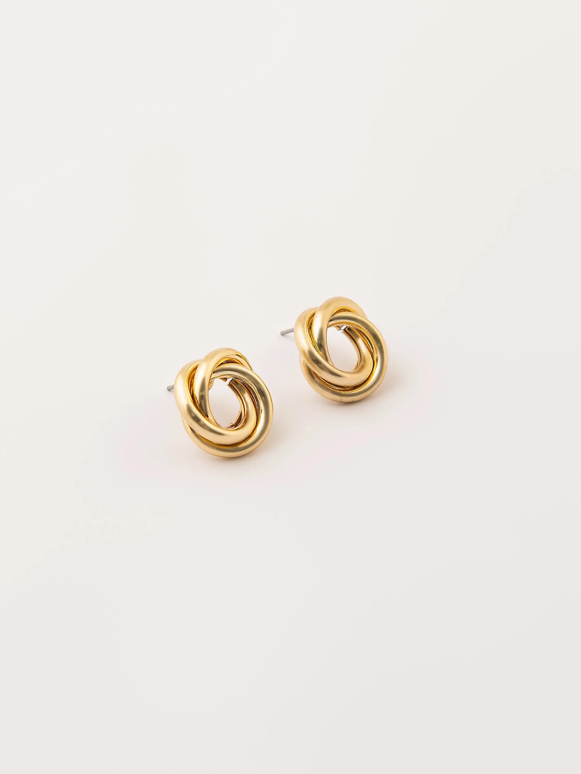 Knotted Stud Earrings Set