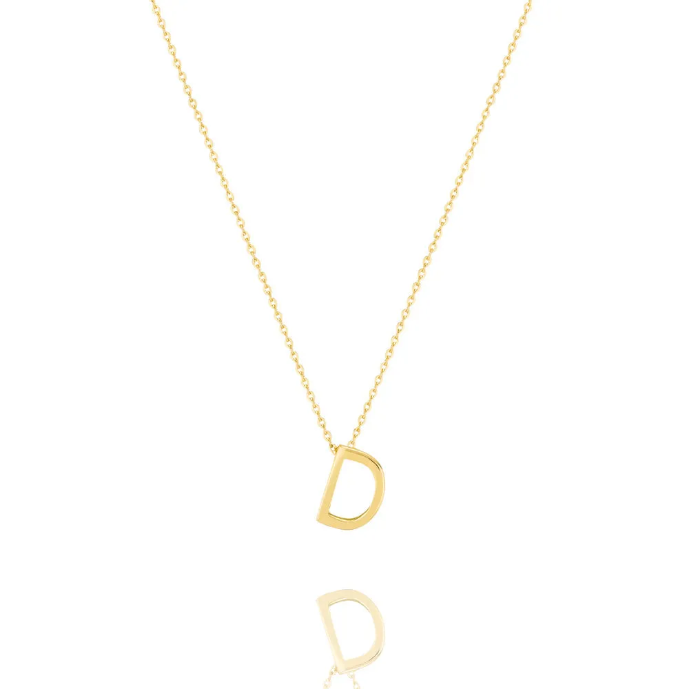 Linda Tahija Letter Necklace, Gold (A-Z)