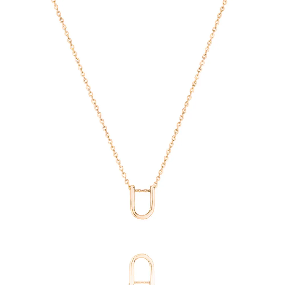 Linda Tahija Letter Necklace, Gold (A-Z)