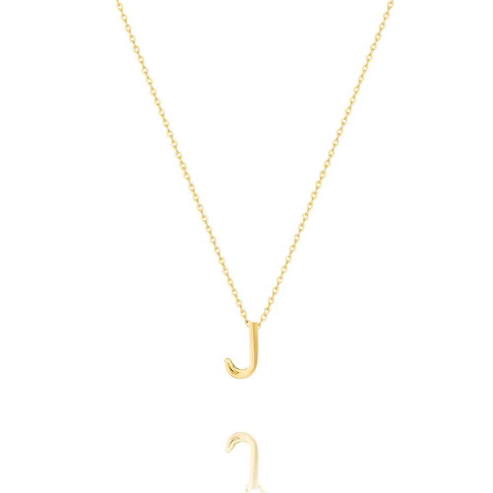 Linda Tahija Letter Necklace, Gold (A-Z)