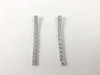 Long Classic 16 Stone Earrings