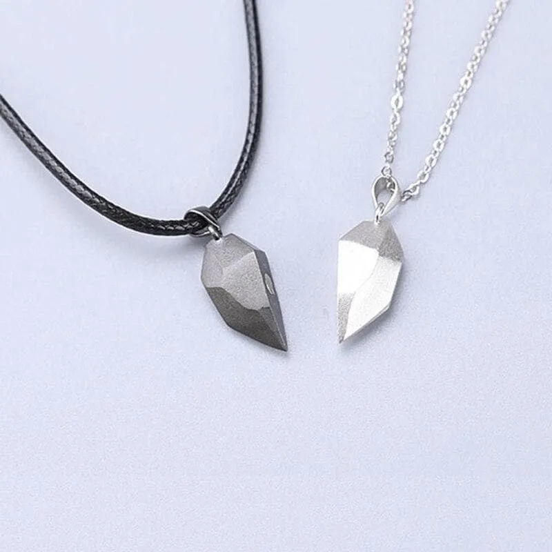 Magnetic Heart Necklace for Couples