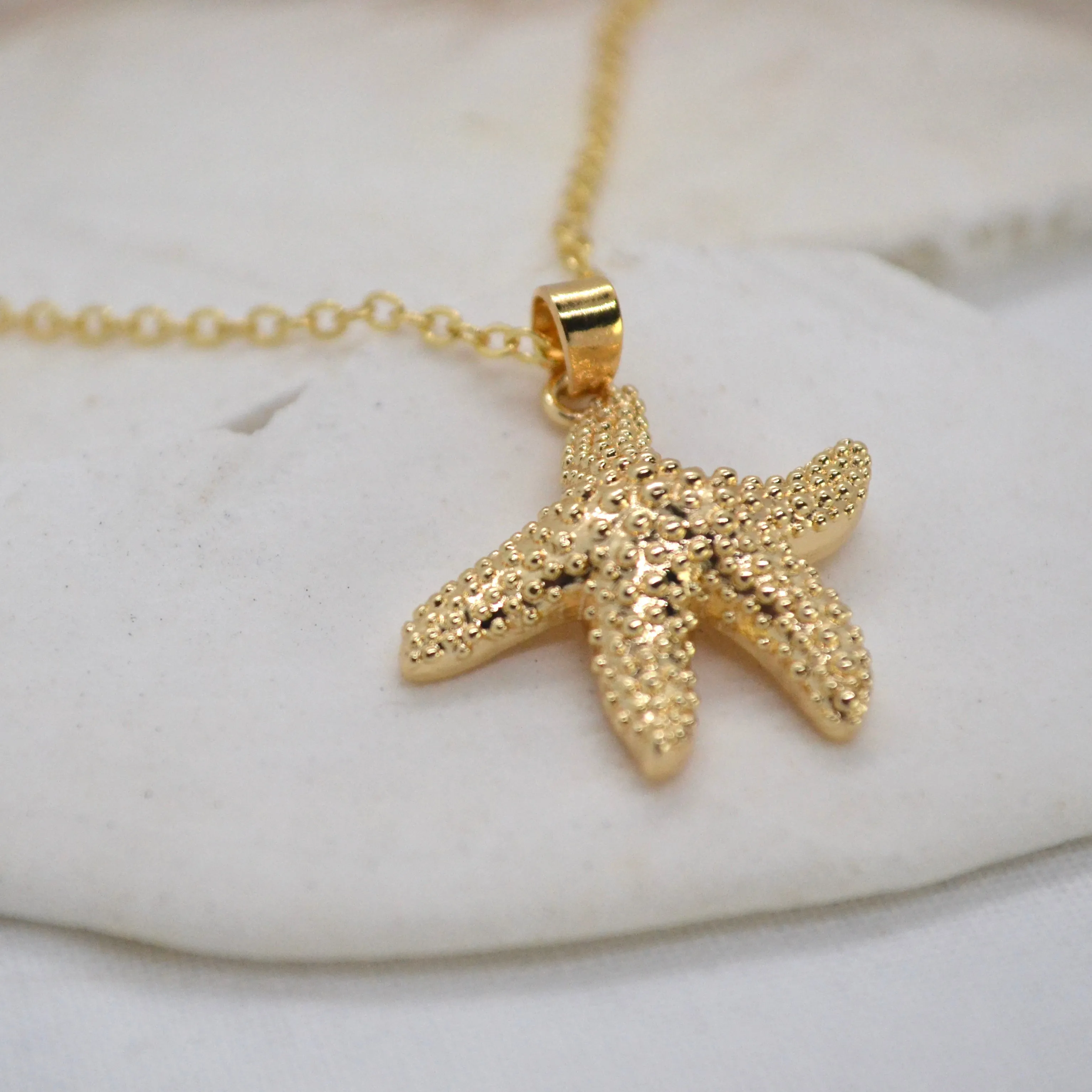 Marmion | Gold Plated Starfish Necklace