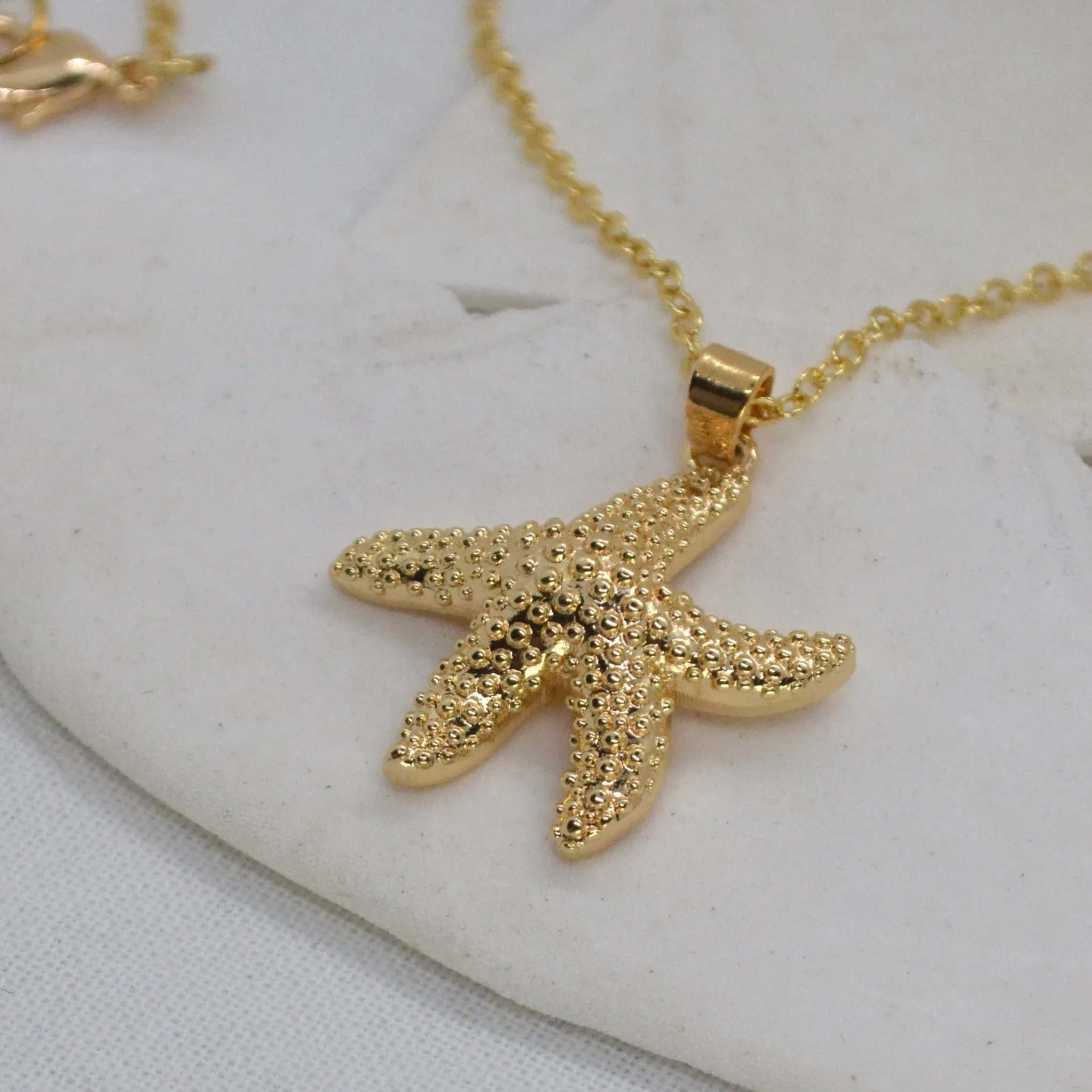 Marmion | Gold Plated Starfish Necklace