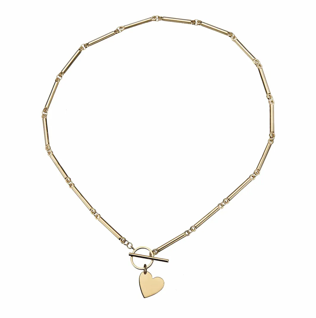 Melody & Mia 1/2 Heart Necklaces