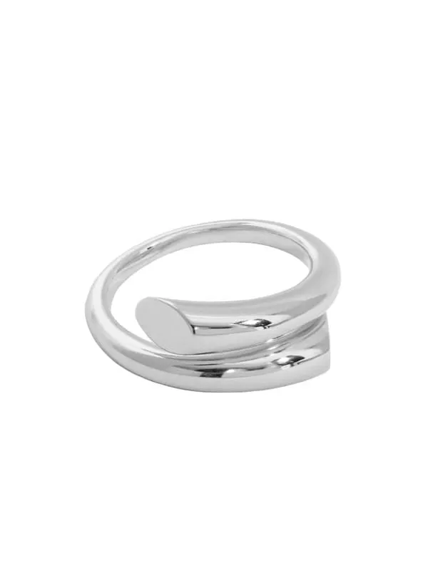 Metal Crossings Adjustable .925 Sterling Silver Waterproof Ring