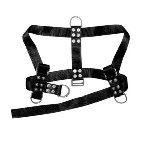 Miller Diving Black Adjustable Bell Harness - Size Medium