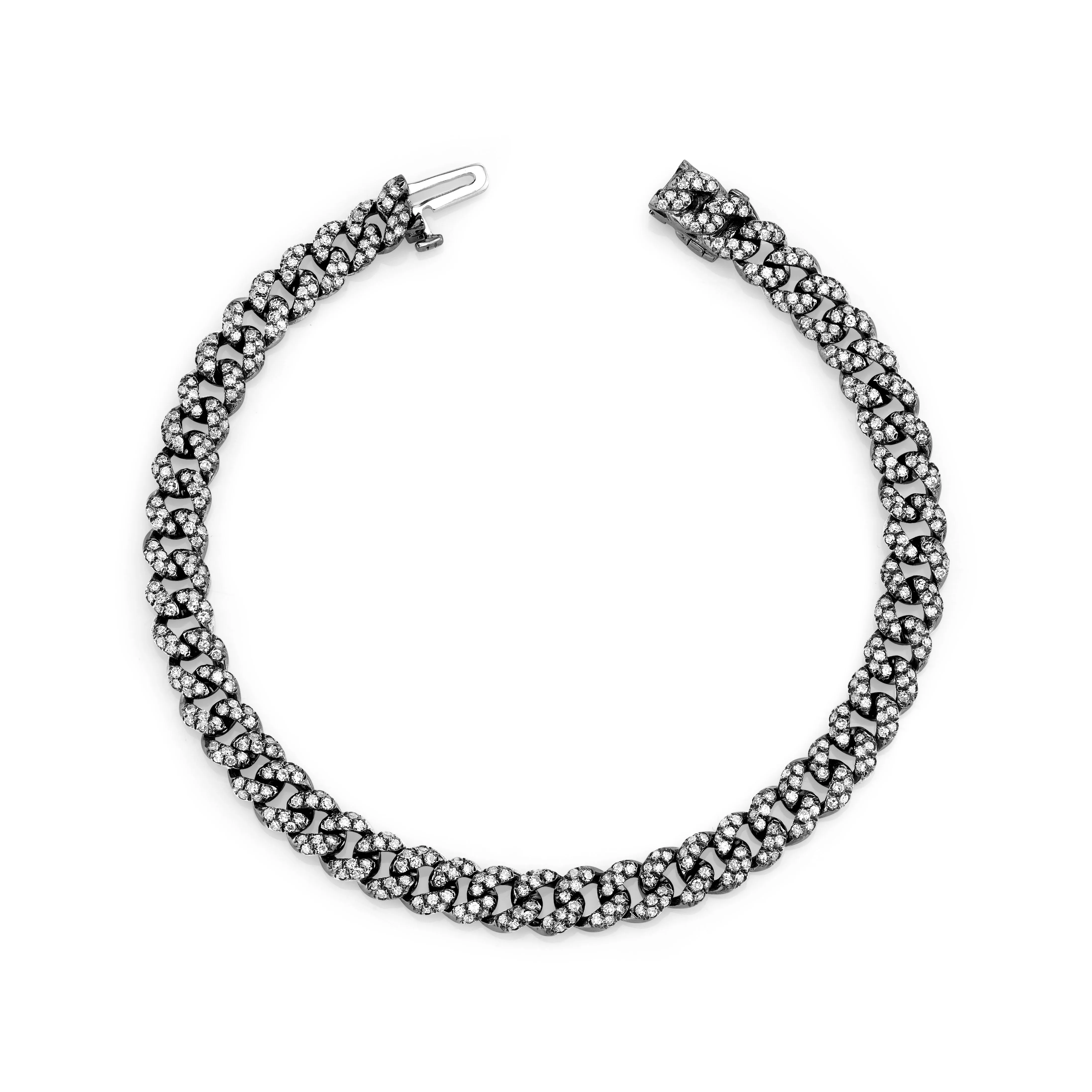 MINI ME DIAMOND PAVE MINI LINK BRACELET