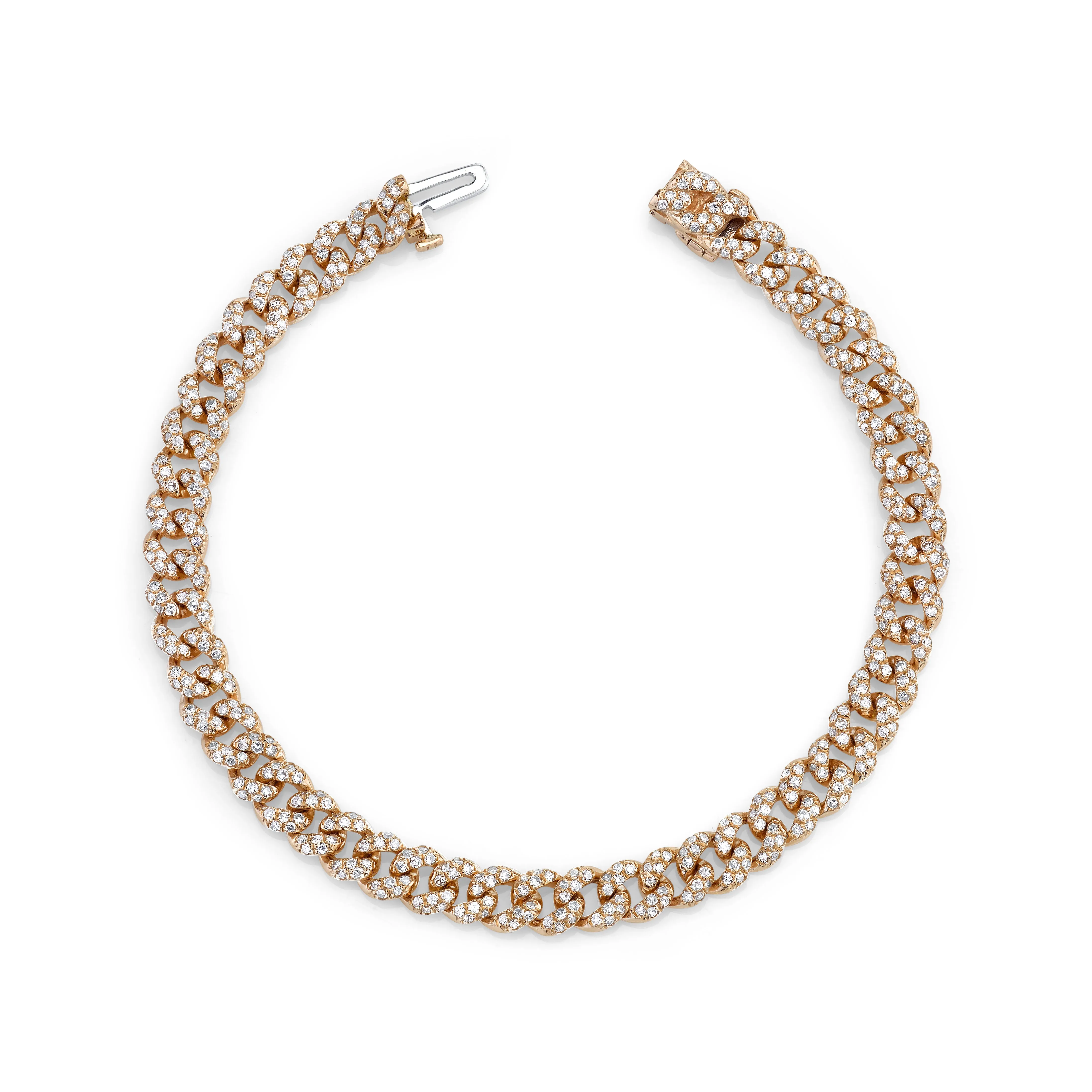 MINI ME DIAMOND PAVE MINI LINK BRACELET