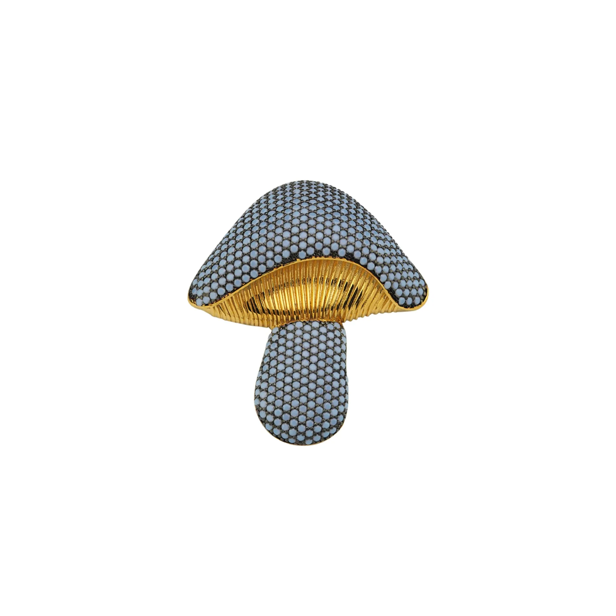 MUSHROOM BROOCH