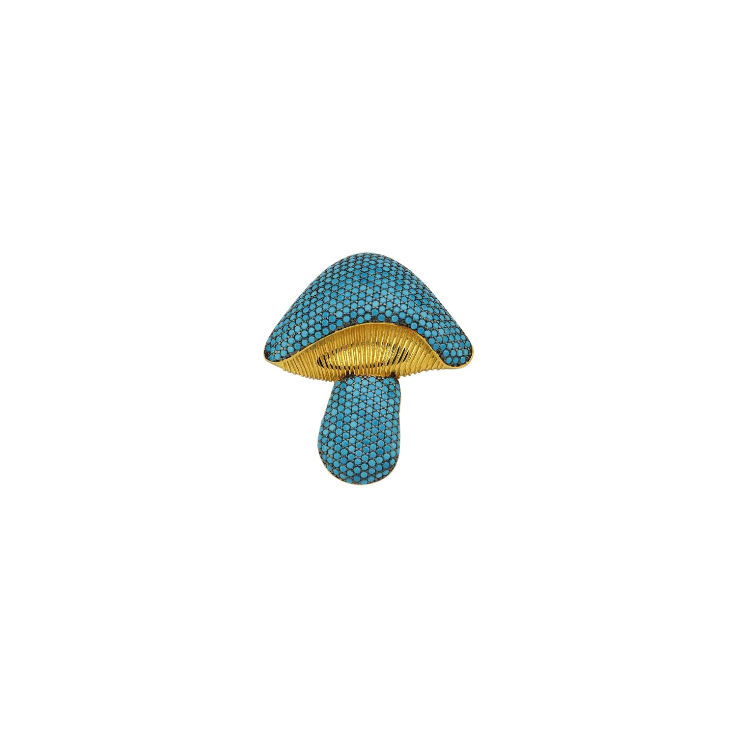 MUSHROOM BROOCH