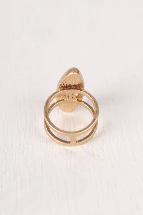 Oval Stone Statement Ring