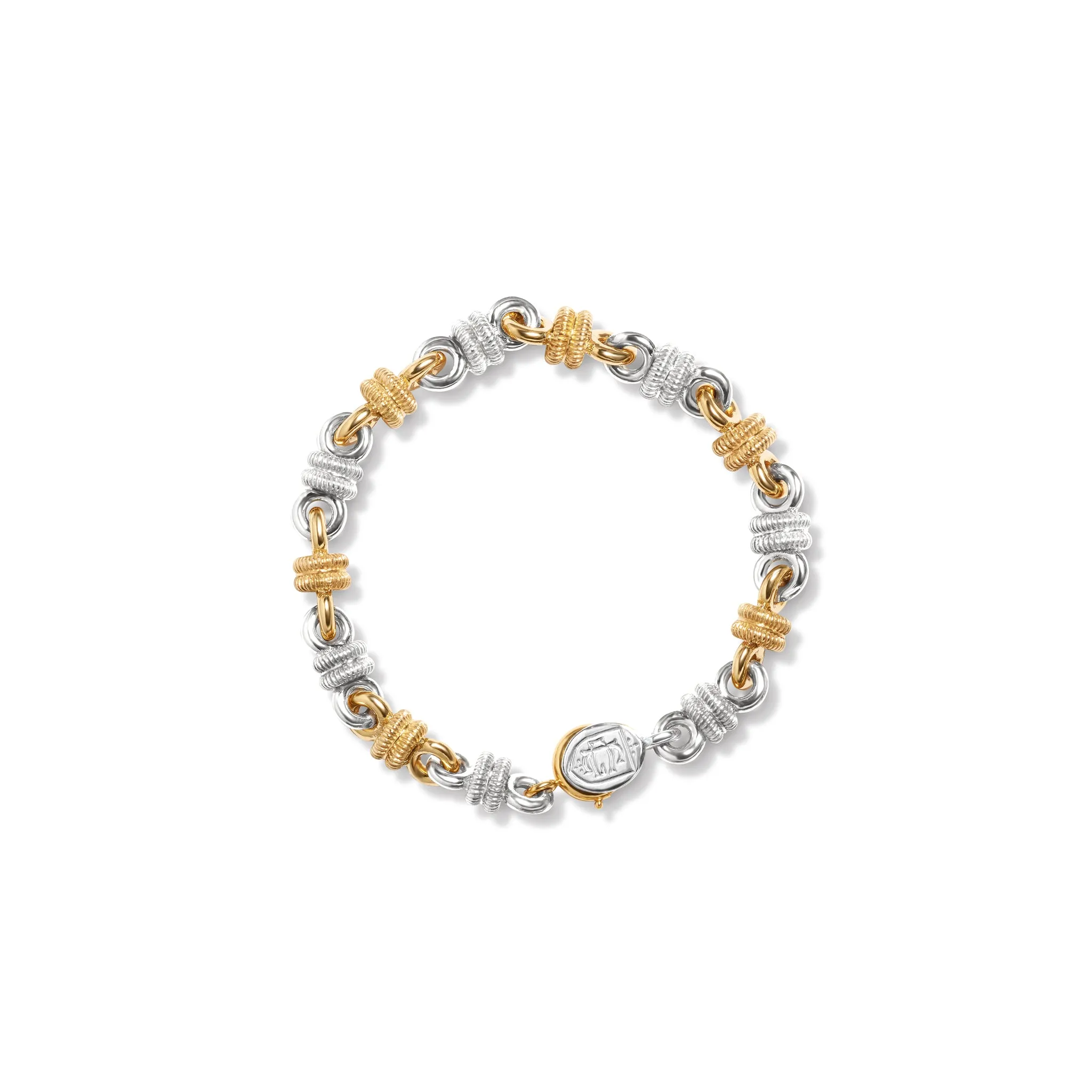 Paris Bracelet Yellow Gold & Silver