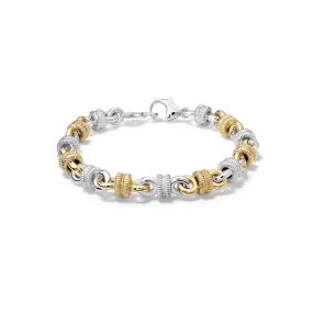 Paris Bracelet Yellow Gold & Silver