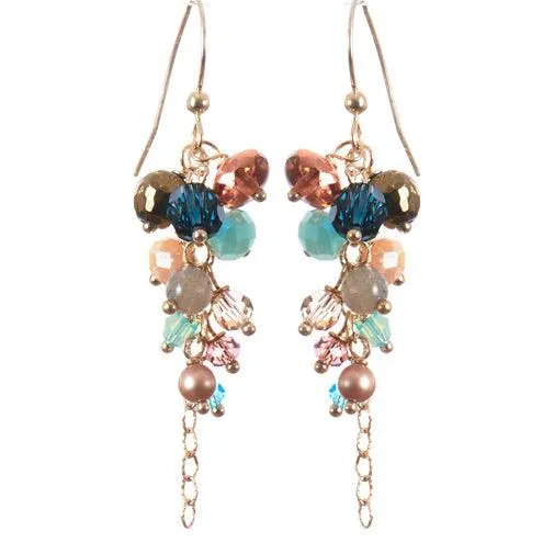 Playful Gems Drape Earrings