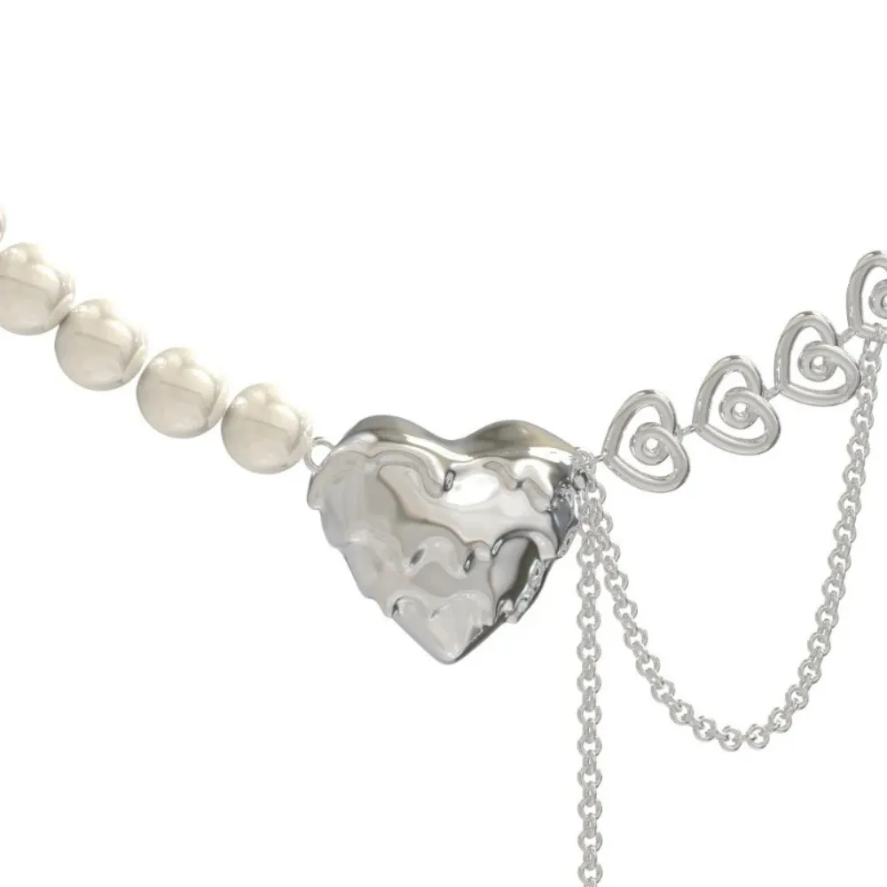 " Women‘s Silver Heart" Necklaces