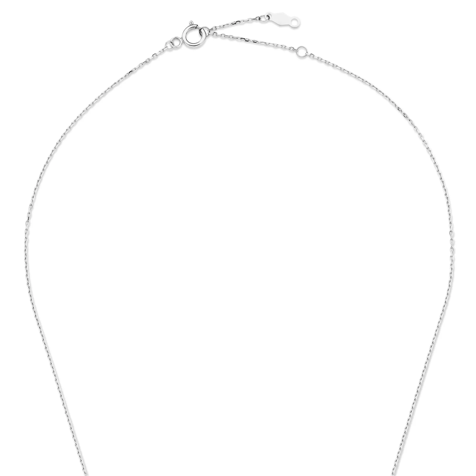 Saint Germain Amore 14 karat white gold necklace with heart