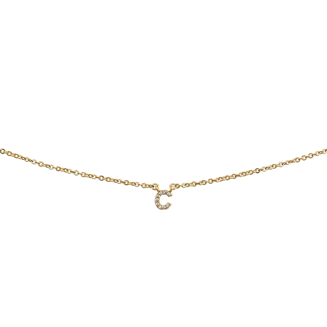 Shiny Initial Necklace